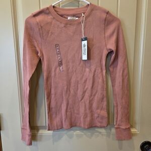 Alpine Design Women's Waffle-Knit Long-Sleeve Shirt in Sedona Clay XS New